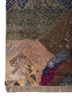 manchaha blue wool and bamboo silk hand knotted Rug - Corner manchaha blue wool and bamboo silk hand knotted Rug - Corner