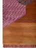 manchaha red and orange wool and bamboo silk hand knotted Rug - Corner manchaha red and orange wool and bamboo silk hand knotted Rug - Corner