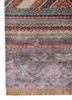 manchaha pink and purple wool and bamboo silk hand knotted Rug - Corner