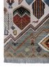 manchaha blue wool and bamboo silk hand knotted Rug - Corner