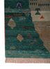manchaha green wool and bamboo silk hand knotted Rug - Corner manchaha green wool and bamboo silk hand knotted Rug - Corner