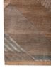 manchaha beige and brown wool and bamboo silk hand knotted Rug - Corner