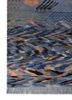 manchaha blue wool and bamboo silk hand knotted Rug - Corner manchaha blue wool and bamboo silk hand knotted Rug - Corner