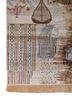 manchaha blue wool and bamboo silk hand knotted Rug - Corner