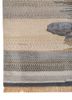 manchaha ivory wool and bamboo silk hand knotted Rug - Corner