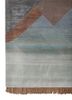 manchaha blue wool and bamboo silk hand knotted Rug - Corner manchaha blue wool and bamboo silk hand knotted Rug - Corner