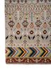 manchaha red and orange wool and bamboo silk hand knotted Rug - Corner