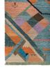 freedom manchaha blue wool and bamboo silk hand knotted Rug - Corner freedom manchaha blue wool and bamboo silk hand knotted Rug - Corner