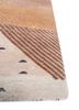freedom manchaha ivory wool and bamboo silk hand knotted Rug - Corner
