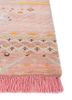 freedom manchaha red and orange wool and bamboo silk hand knotted Rug - Corner freedom manchaha red and orange wool and bamboo silk hand knotted Rug - Corner