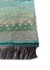 freedom manchaha blue wool and bamboo silk hand knotted Rug - Corner freedom manchaha blue wool and bamboo silk hand knotted Rug - Corner