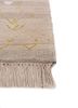 freedom manchaha ivory wool and bamboo silk hand knotted Rug - Corner freedom manchaha ivory wool and bamboo silk hand knotted Rug - Corner