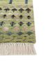 freedom manchaha green wool and bamboo silk hand knotted Rug - Corner freedom manchaha green wool and bamboo silk hand knotted Rug - Corner