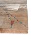 freedom manchaha beige and brown wool and bamboo silk hand knotted Rug - Corner