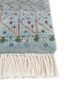 freedom manchaha blue wool and bamboo silk hand knotted Rug - Corner freedom manchaha blue wool and bamboo silk hand knotted Rug - Corner