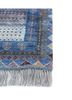freedom manchaha blue wool and bamboo silk hand knotted Rug - Corner freedom manchaha blue wool and bamboo silk hand knotted Rug - Corner
