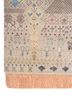 freedom manchaha ivory wool and bamboo silk hand knotted Rug - Corner freedom manchaha ivory wool and bamboo silk hand knotted Rug - Corner