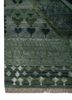 freedom manchaha green wool and bamboo silk hand knotted Rug - Corner