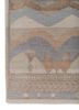 manchaha beige and brown wool and bamboo silk hand knotted Rug - Corner