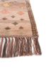manchaha red and orange wool and bamboo silk hand knotted Rug - Corner manchaha red and orange wool and bamboo silk hand knotted Rug - Corner