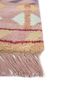 manchaha green wool and bamboo silk hand knotted Rug - Corner
