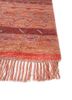 manchaha red and orange wool and bamboo silk hand knotted Rug - Corner manchaha red and orange wool and bamboo silk hand knotted Rug - Corner