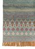 manchaha blue wool hand knotted Rug - Corner manchaha blue wool hand knotted Rug - Corner