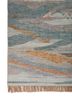 manchaha blue wool hand knotted Rug - Corner manchaha blue wool hand knotted Rug - Corner