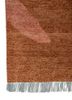 manchaha red and orange wool hand knotted Rug - Corner manchaha red and orange wool hand knotted Rug - Corner