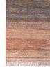 manchaha red and orange wool hand knotted Rug - Corner
