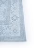 erbe blue wool hand knotted Rug - Corner erbe blue wool hand knotted Rug - Corner
