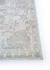 erbe ivory wool hand knotted Rug - Corner