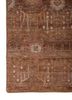 aprezo red and orange wool hand knotted Rug - Corner