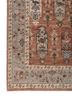 savana red and orange wool hand knotted Rug - Corner savana red and orange wool hand knotted Rug - Corner