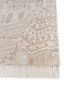 khidki ivory wool and bamboo silk hand knotted Rug - Corner khidki ivory wool and bamboo silk hand knotted Rug - Corner