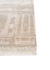 khidki ivory wool and bamboo silk hand knotted Rug - Corner khidki ivory wool and bamboo silk hand knotted Rug - Corner