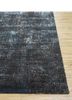 uvenuti grey and black wool and bamboo silk hand knotted Rug - Corner uvenuti grey and black wool and bamboo silk hand knotted Rug - Corner