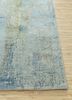 uvenuti blue wool and bamboo silk hand knotted Rug - Corner uvenuti blue wool and bamboo silk hand knotted Rug - Corner