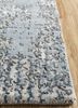 uvenuti blue wool and bamboo silk hand knotted Rug - Corner