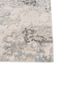 uvenuti grey and black wool and bamboo silk hand knotted Rug - Corner