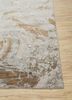 uvenuti ivory wool and bamboo silk hand knotted Rug - Corner