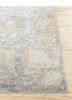 uvenuti ivory wool and bamboo silk hand knotted Rug - Corner