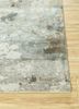 uvenuti grey and black wool and bamboo silk hand knotted Rug - Corner uvenuti grey and black wool and bamboo silk hand knotted Rug - Corner