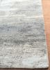 uvenuti grey and black wool and bamboo silk hand knotted Rug - Corner uvenuti grey and black wool and bamboo silk hand knotted Rug - Corner