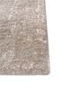 uvenuti grey and black wool and bamboo silk hand knotted Rug - Corner