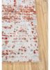 uvenuti red and orange wool and bamboo silk hand knotted Rug - Corner uvenuti red and orange wool and bamboo silk hand knotted Rug - Corner