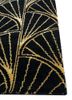 azalea grey and black wool and bamboo silk hand knotted Rug - Corner azalea grey and black wool and bamboo silk hand knotted Rug - Corner