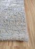 uvenuti grey and black wool and bamboo silk hand knotted Rug - Corner uvenuti grey and black wool and bamboo silk hand knotted Rug - Corner