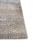 manifest grey and black wool and bamboo silk hand knotted Rug - Corner manifest grey and black wool and bamboo silk hand knotted Rug - Corner