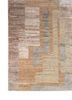 blythe beige and brown wool and bamboo silk hand knotted Rug - Corner blythe beige and brown wool and bamboo silk hand knotted Rug - Corner